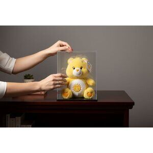 Care Bears 2003 Funshine Bear Plush 8" NWT